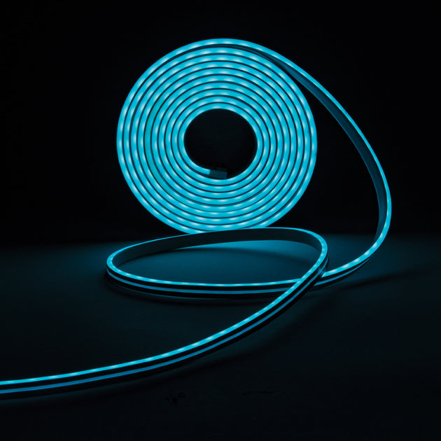 TIR-10NL Tira flex LED neón 11 W para interior y exterior, 5 m, RGB