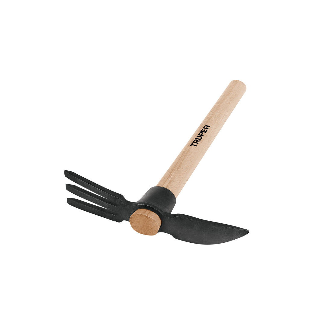 TJA-1 Rastrillo-pico, mango de madera 14", Truper