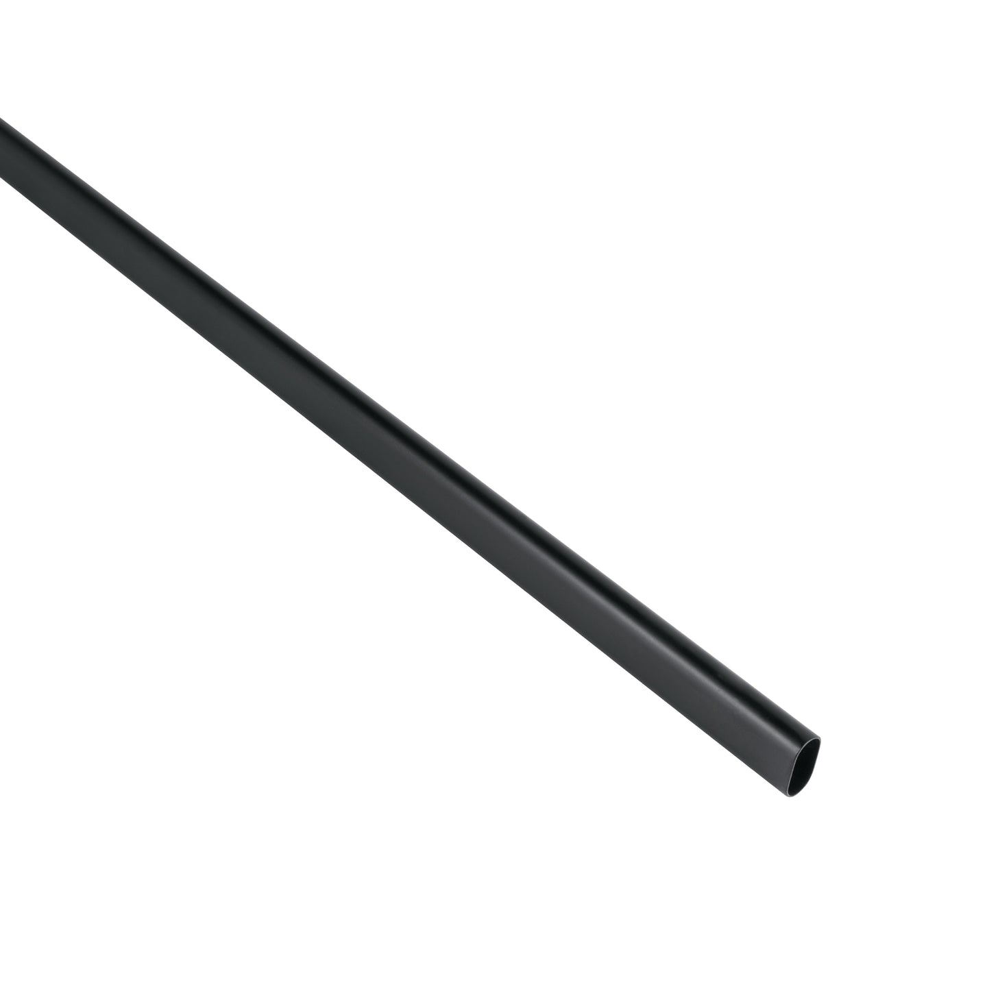 TO-530N Tubo ovalado de 3.0 m negro para closet, HERMEX