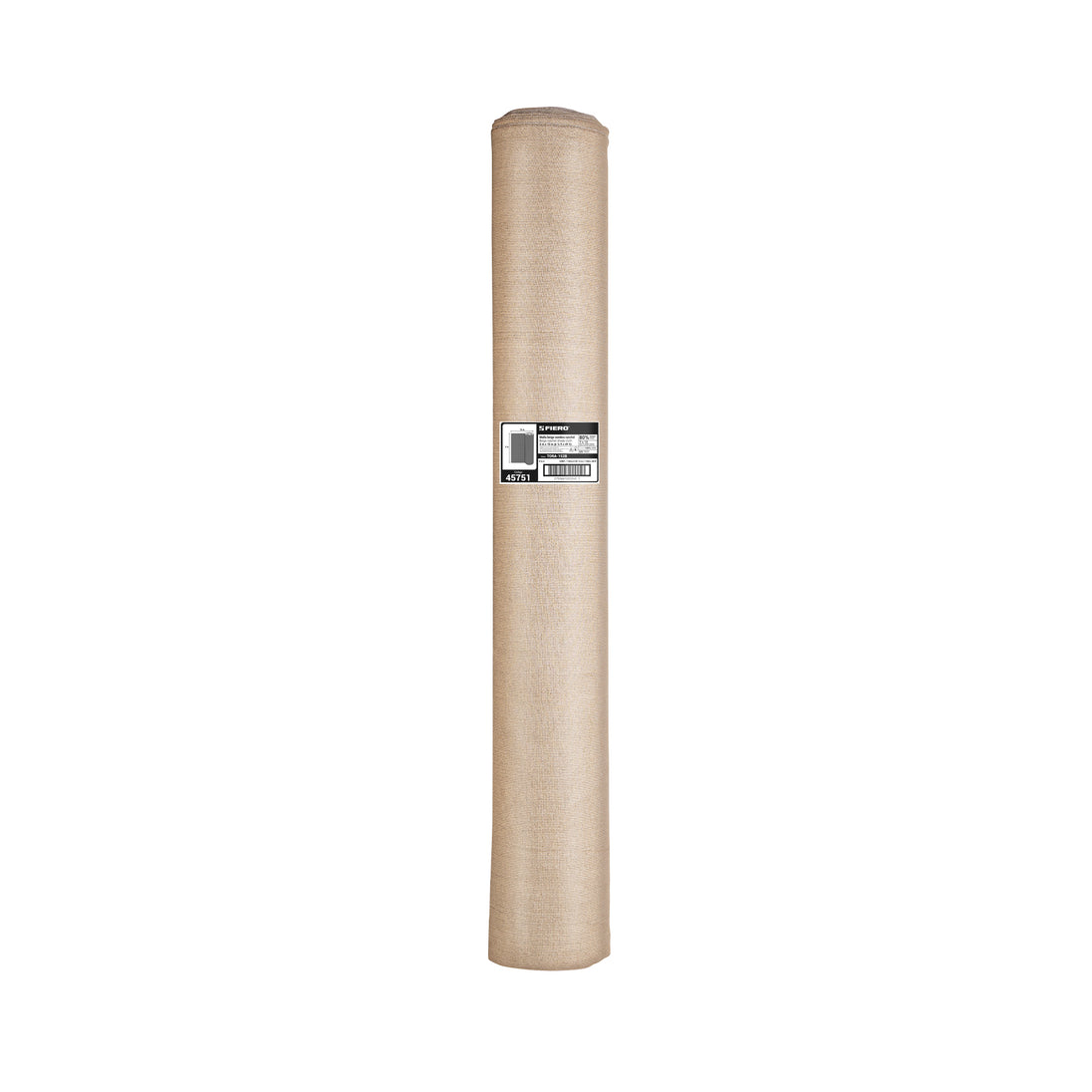 TORA-152B Rollo de malla sombra 80%, raschel beige, 15m x 2m, FIERO