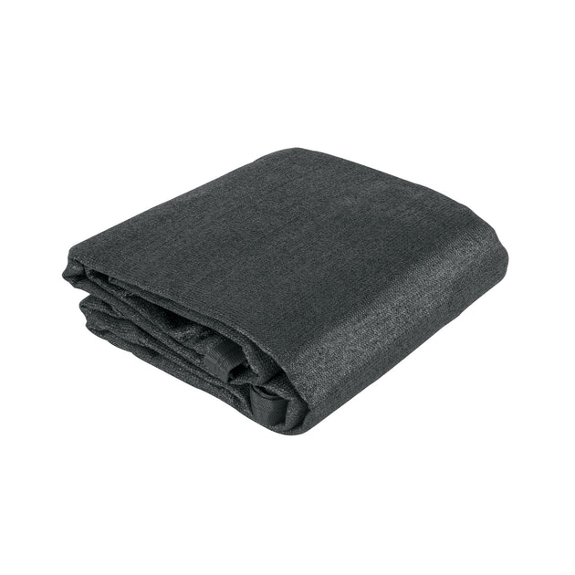 TORA-33N Toldo sombra 90%, raschel negro, 3m x 3m, FIERO