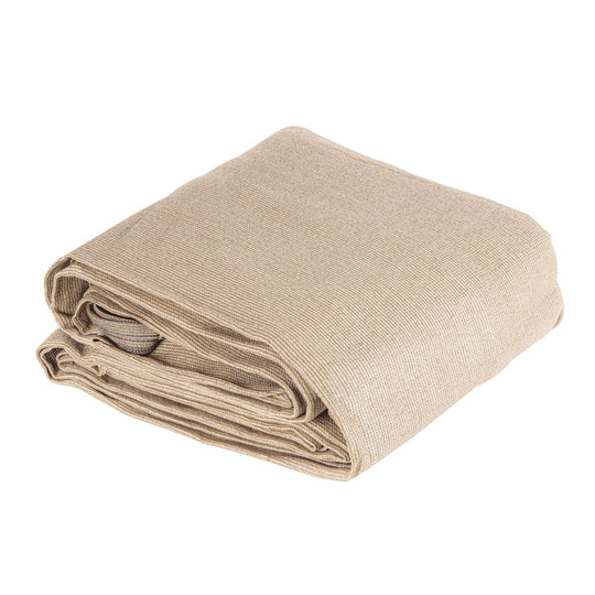 TORA-64B Toldo sombra 80%, raschel beige, 6m x 4m, FIERO
