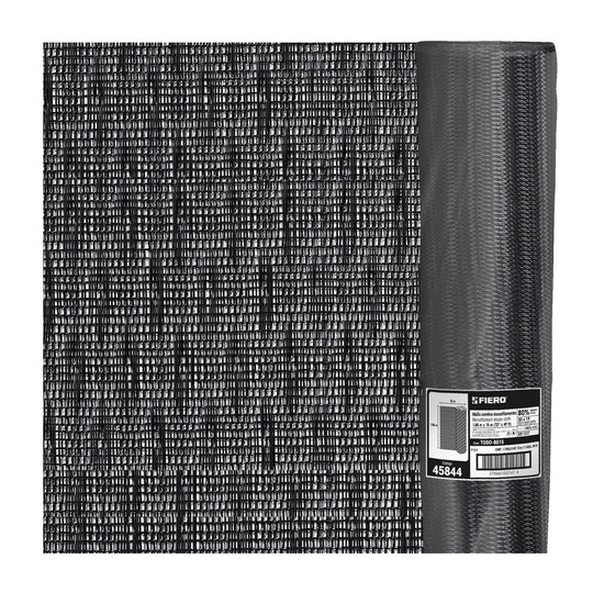 TOSO-8015 Rollo de malla sombra monofilamento 80%, 15m x 1.85m, negro