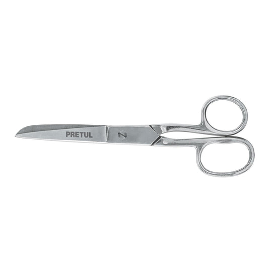 TP-8341-6 Tijera 6" para costura, ojo grande, acero inoxidable, PRETUL