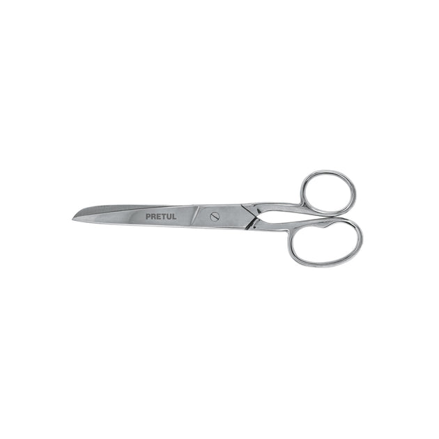 TP-8341-7 Tijera 7" para costura, ojo grande, acero inoxidable, PRETUL