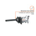 Llave Impacto Neumática Truper 1" TPN-797-6-3 1800 lb-ft Twin Hammer