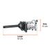 Llave Impacto Neumática Truper 1" TPN-797-6-3 1800 lb-ft Twin Hammer