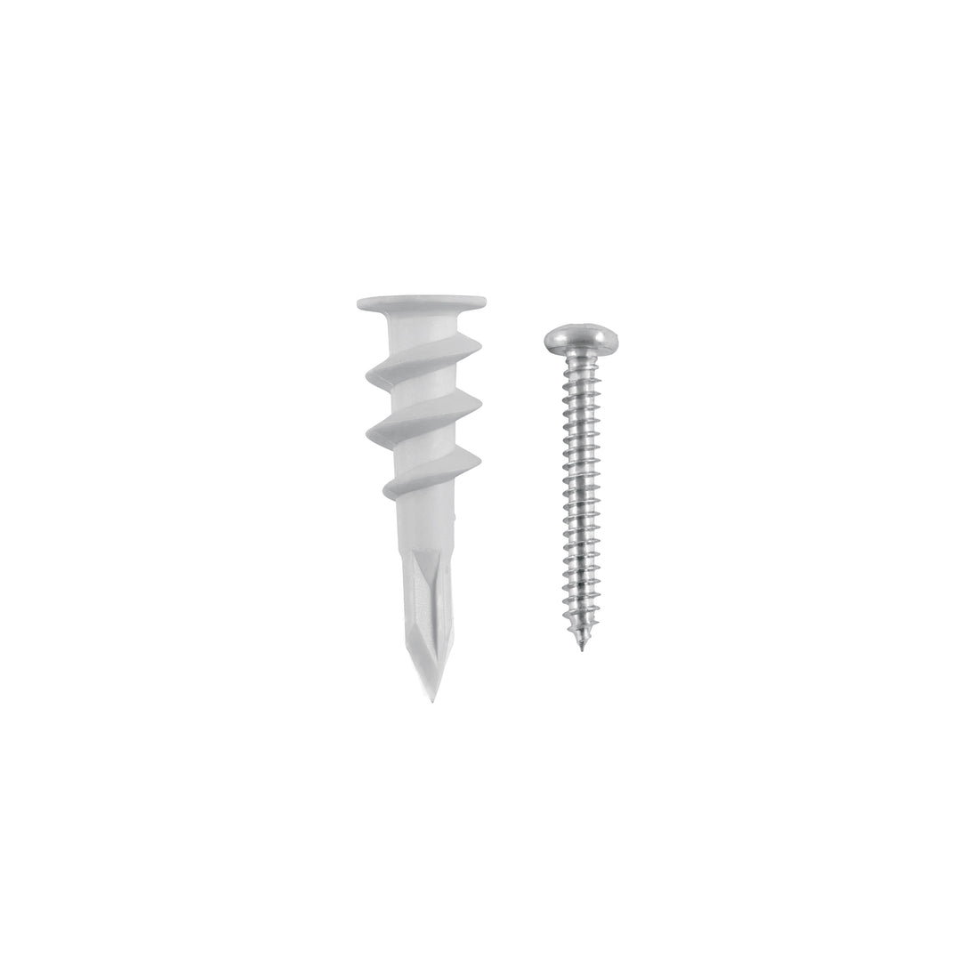 TQ-1/2TJ Kit 20 taquetes plásticos 1/2", p/panel de yeso con pijas #8