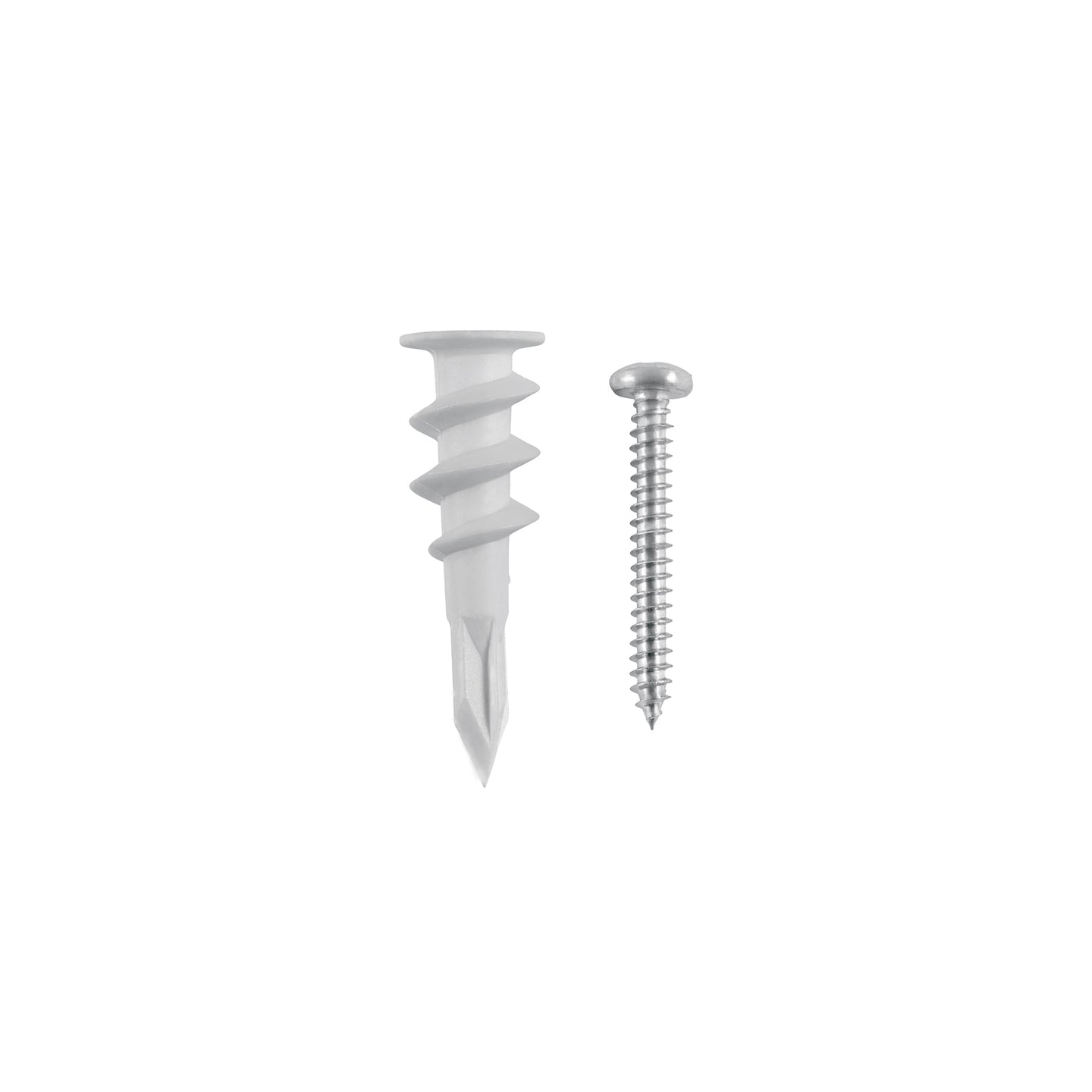 TQ-1/2TJ Kit 20 taquetes plásticos 1/2", p/panel de yeso con pijas #8