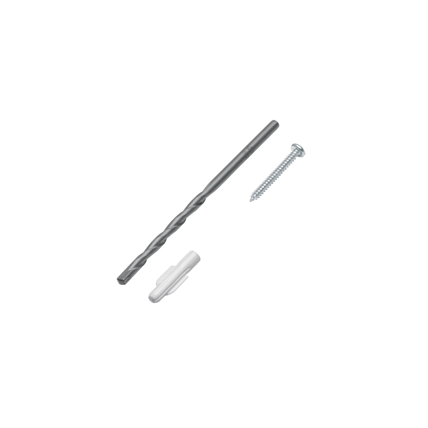 TQ-3/16J Kit de 20 taquetes 3/16" con pijas #6 y 1 broca 3/16", FIERO