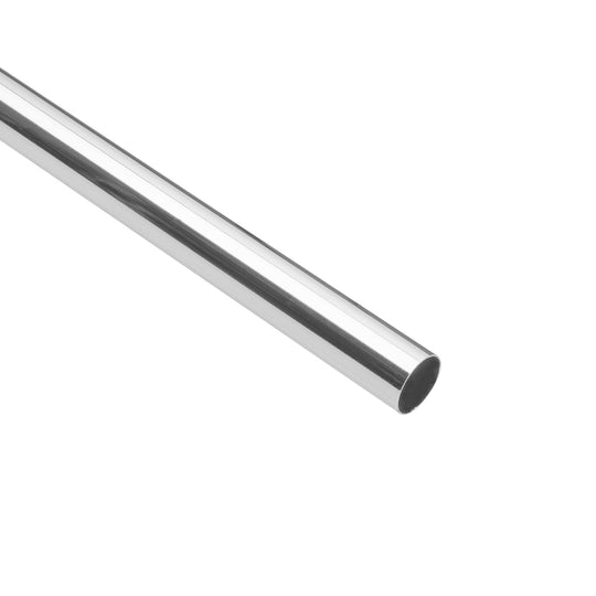 TR-512 Tubo redondo para clóset,1.2 m, acero cromado, HERMEX