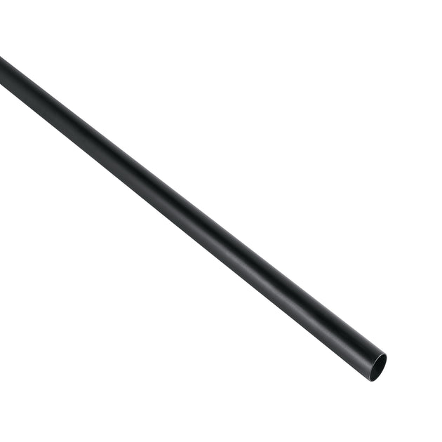 TR-530N Tubo redondo de 3.0 m negro para closet, HERMEX