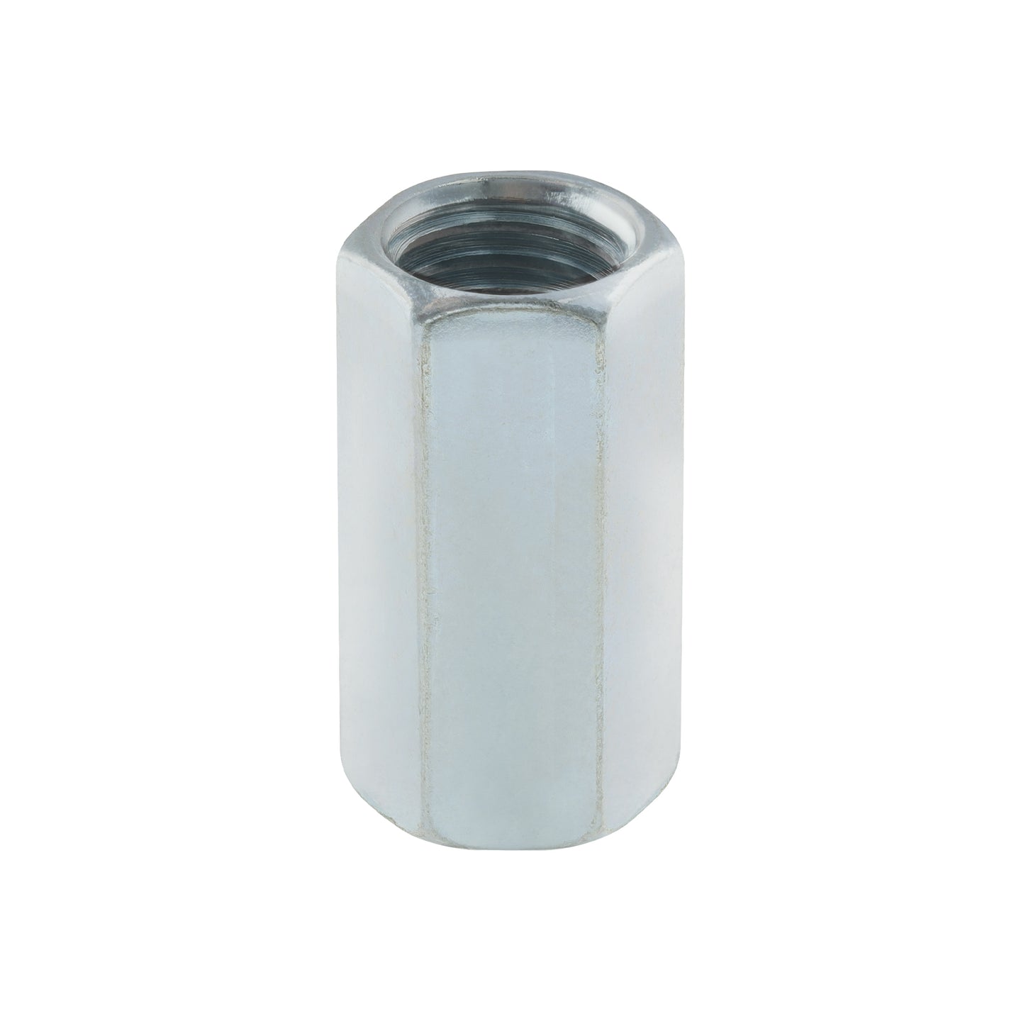 TUEC-1/2 Bolsa con 5 tuercas cople, 1/2" acero galvanizado , FIERO