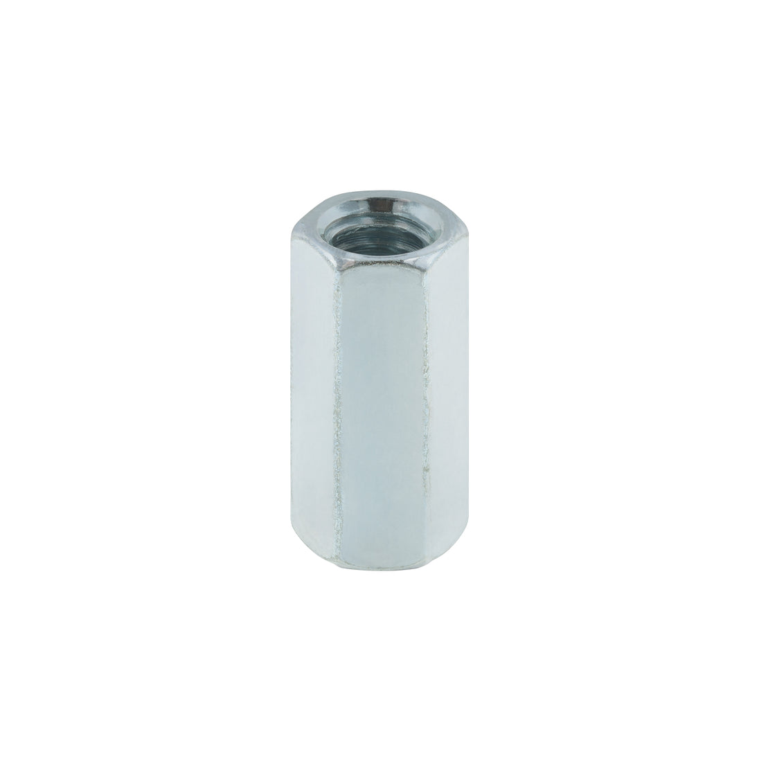 TUEC-1/4 Bolsa con 5 tuercas cople, 1/4" acero galvanizado , FIERO