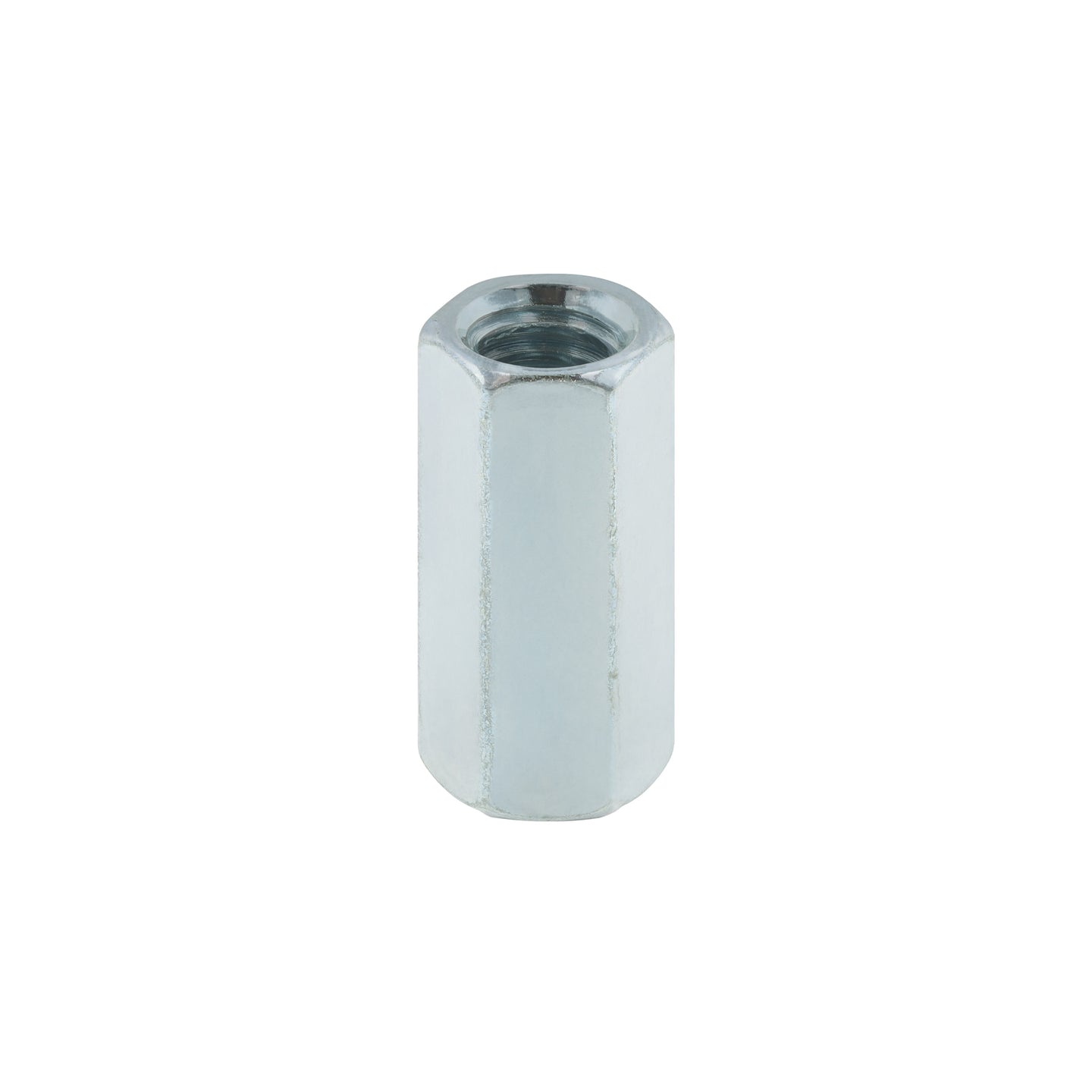 TUEC-1/4 Bolsa con 5 tuercas cople, 1/4" acero galvanizado , FIERO