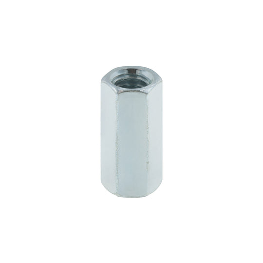 TUEC-1/4 Bolsa con 5 tuercas cople, 1/4" acero galvanizado , FIERO