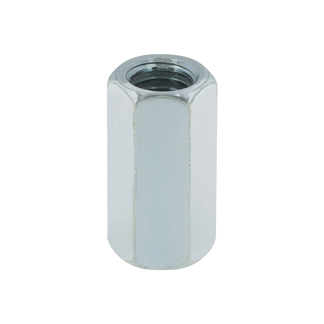 TUEC-7/16 Bolsa con 5 tuercas cople, 7/16" acero galvanizado , FIERO