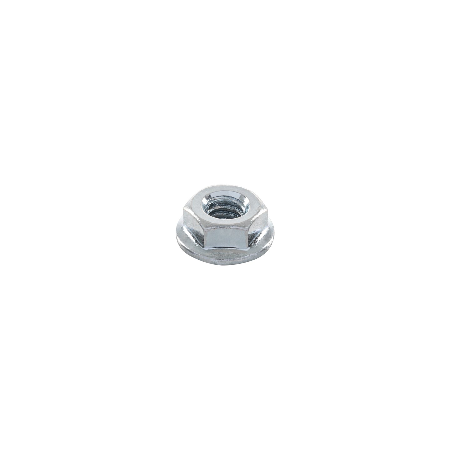 TUEF-1/4 Bolsa con 100 tuercas flange, 1/4", acero galvanizado, FIERO