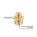 Válvula Alivio Calentador 3/4" Foset VALI-3/4R Latón 100-123 psi