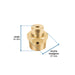 Válvula Alivio Calentador 3/4" Foset VALI-3/4R Latón 100-123 psi