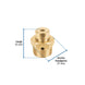 Válvula Alivio Calentador 3/4" Foset VALI-3/4R Latón 100-123 psi