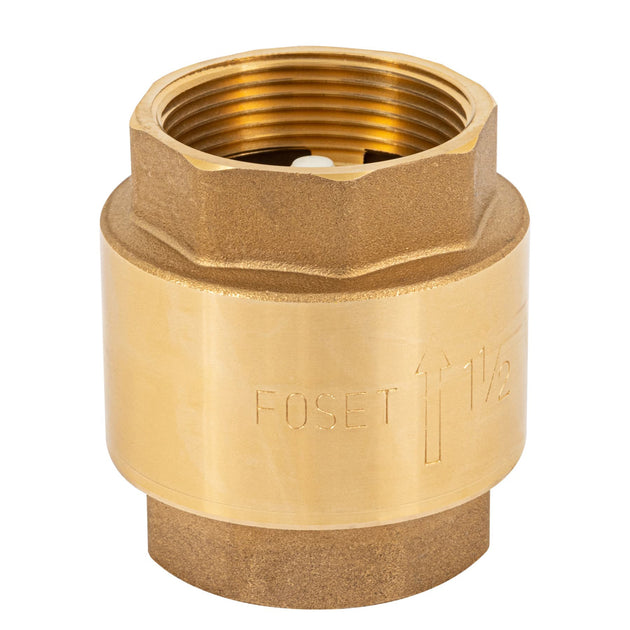 VARE-1-1/2 Válvula de retención de latón 1-1/2", FOSET