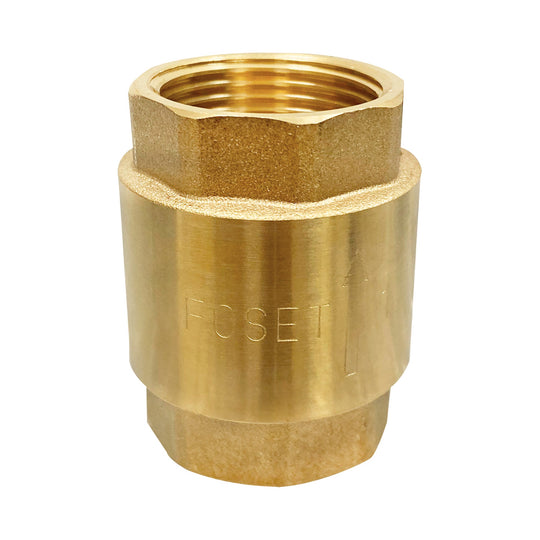 VARE-1 Válvula de retención de latón de 1", FOSET