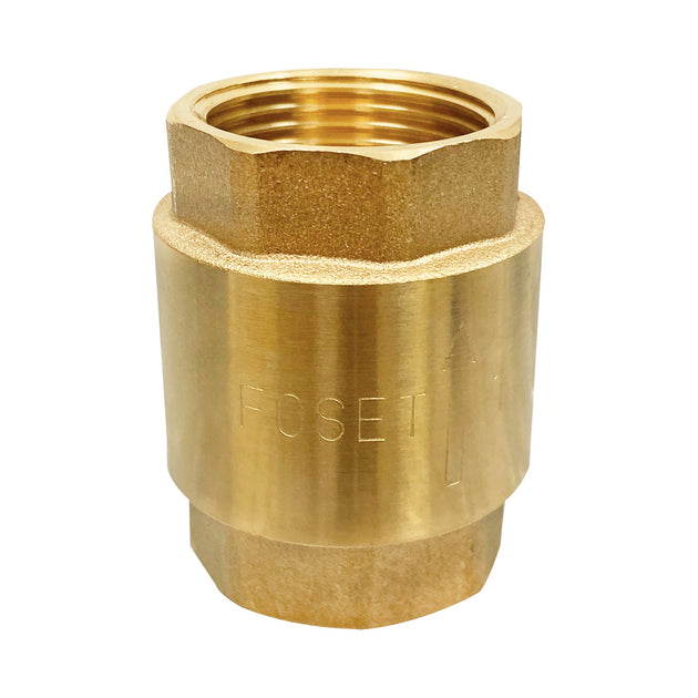 VARE-1 Válvula de retención de latón de 1", FOSET
