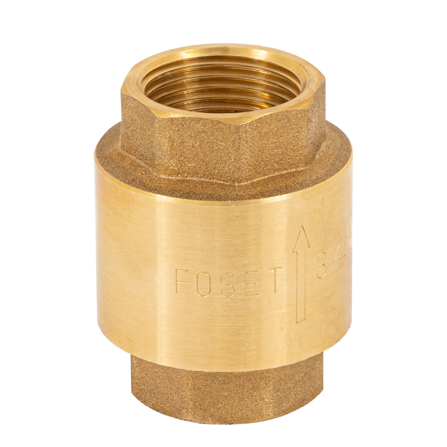 VARE-3/4 Válvula de retención de latón de 3/4", FOSET