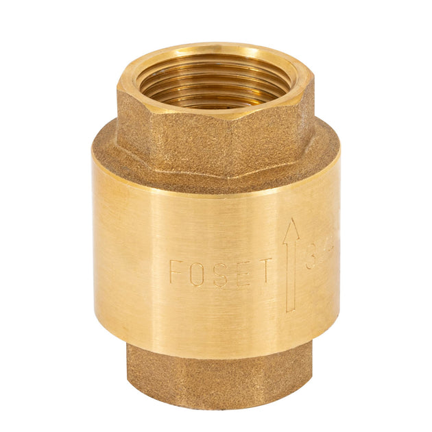 VARE-3/4 Válvula de retención de latón de 3/4", FOSET