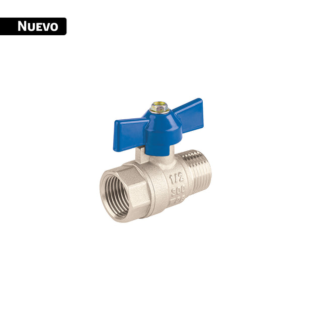 Foset VES-1/2 Válvula Bola 1/2" Latón 300 PSI Gas LP Agua | 1/4 Vuelta