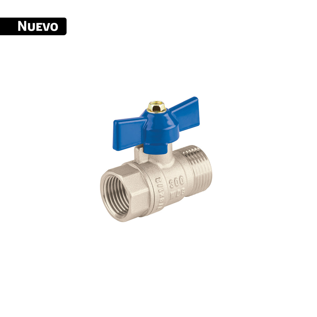 Válvula Bola Foset VES-7/8 Latón 7/8" 300 PSI Mariposa | Gas, Agua, Aceite