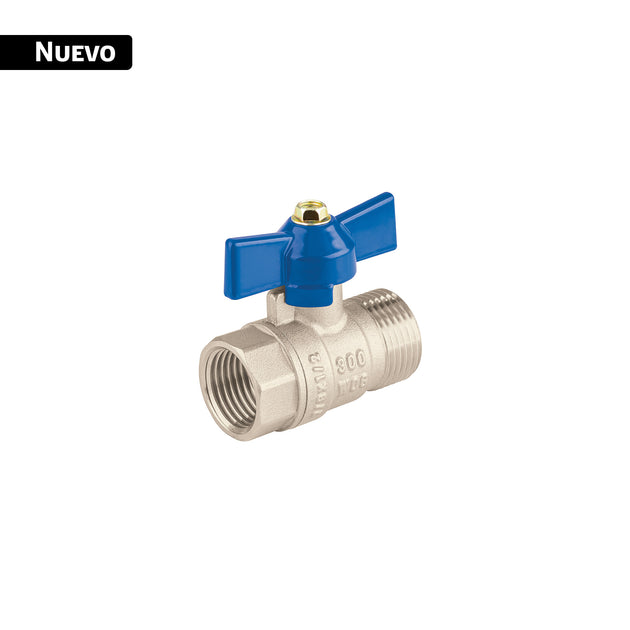 Válvula Bola Foset VES-7/8 Latón 7/8" 300 PSI Mariposa | Gas, Agua, Aceite