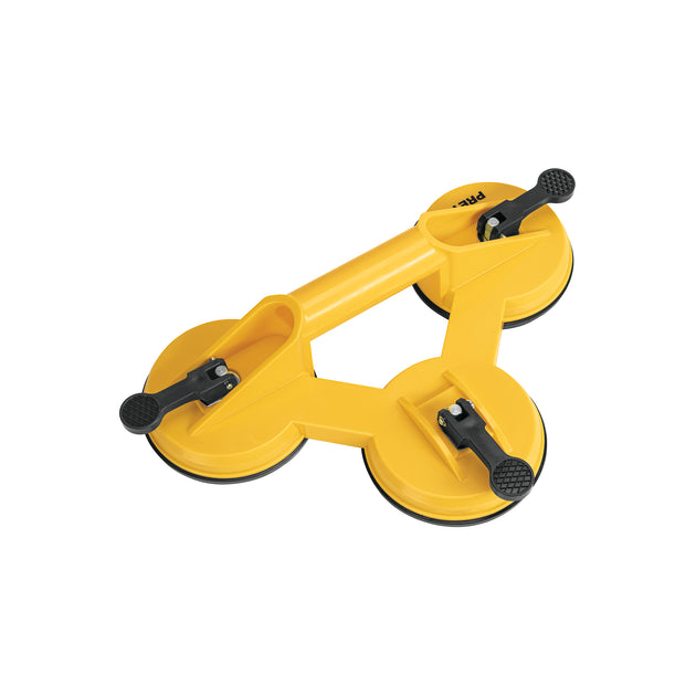 VEVI-3 Ventosa de plástico para vidrio, 3 copas de succión, PRETUL