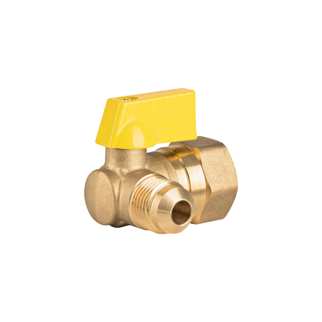 VG-554-A Válvula de control de latón, angular p/gas, 3/8x1/2", FOSET