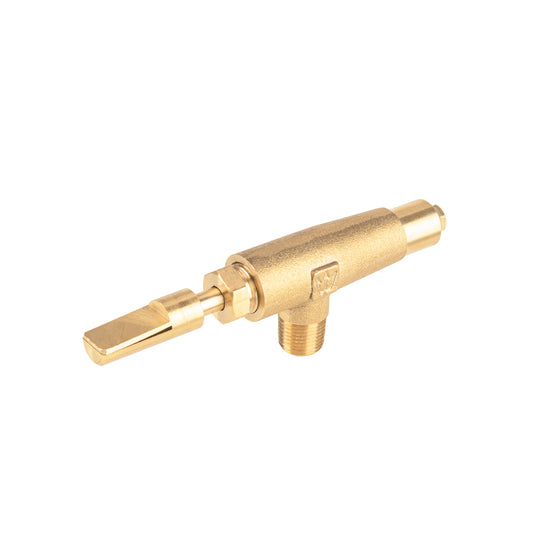 VGH-557 Válvula horizontal de latón 1/8" gas LP, alta presión, FOSET