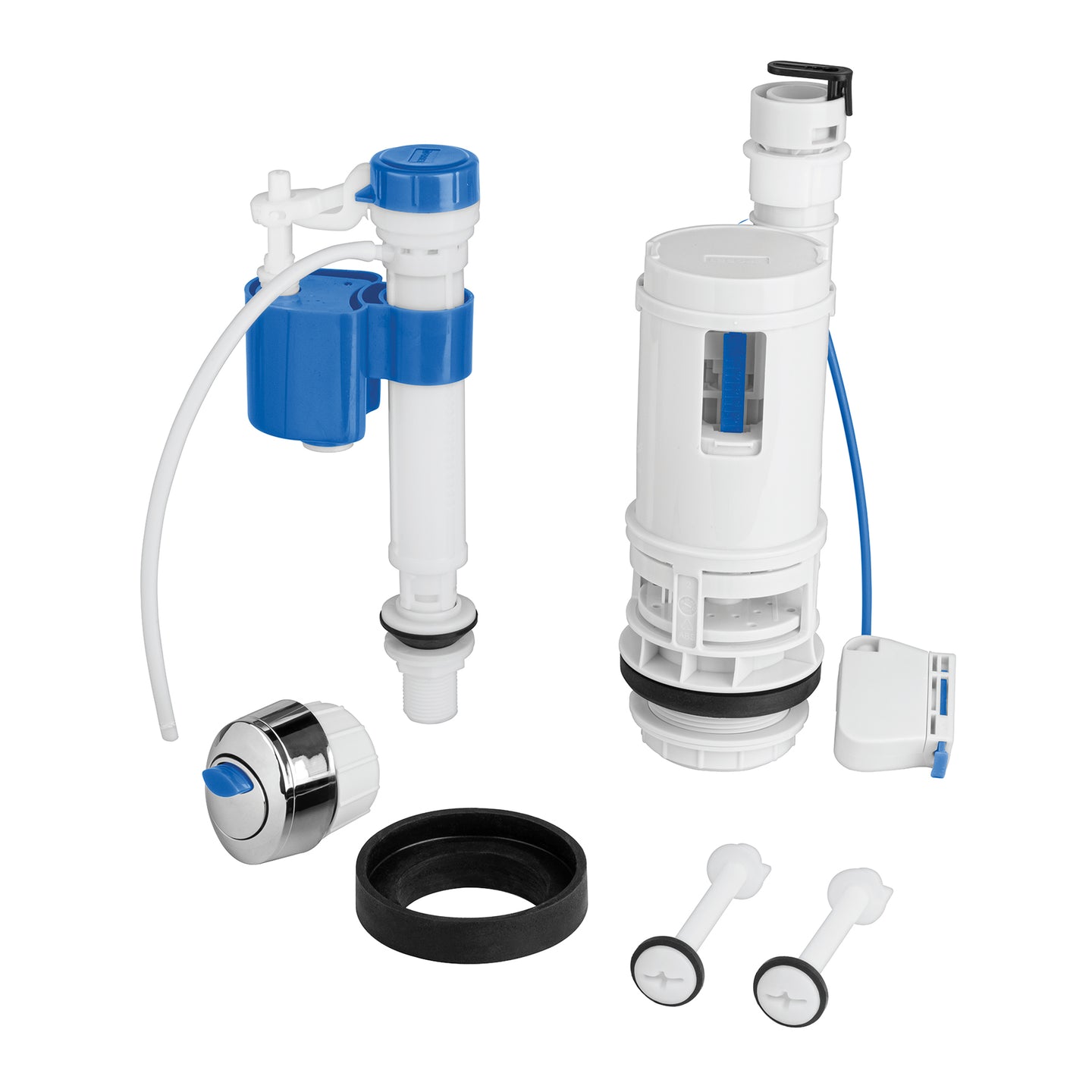 VW-256 Juego de accesorios para WC, 2" con sistema dual, FOSET