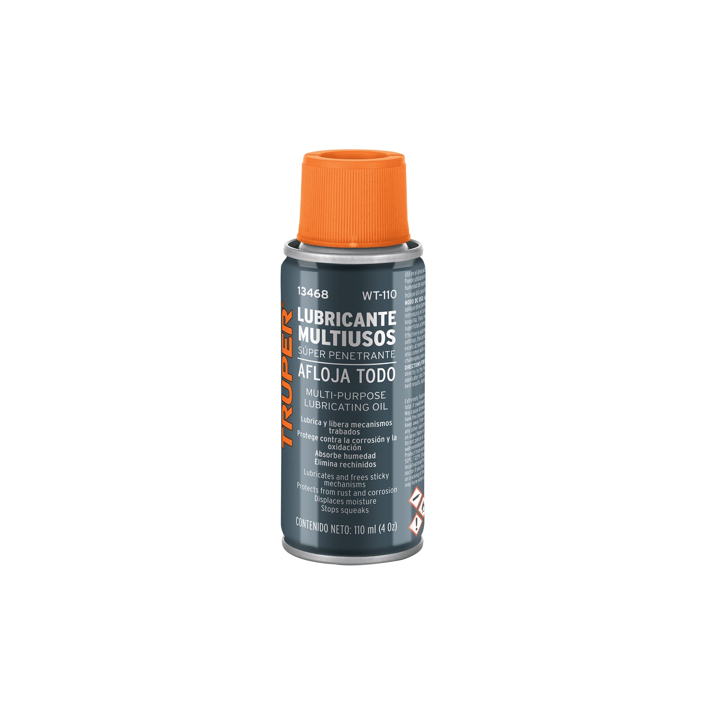 WT-110 Lubricante multiusos en aerosol, 110ml (4oz), TRUPER
