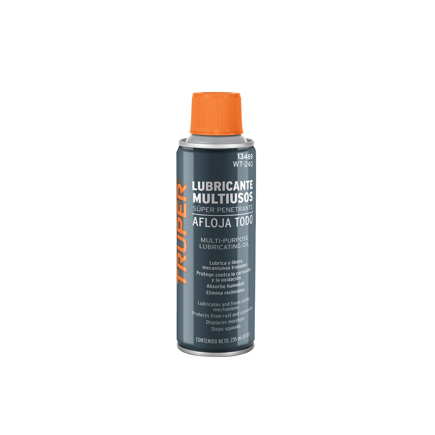 WT-240 Lubricante multiusos en aerosol, 235ml (8oz), TRUPER