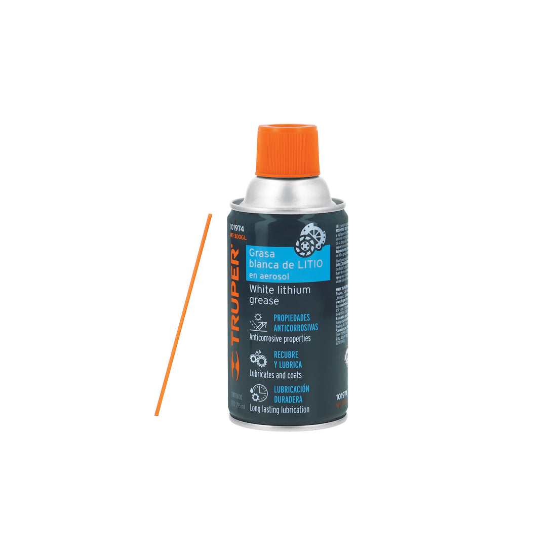 WT-300GL Grasa blanca de litio en aerosol 295 ml, Truper