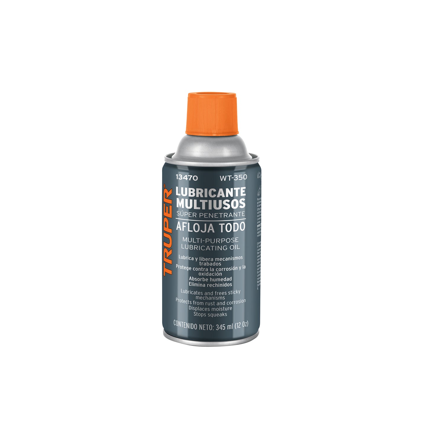 WT-350 Lubricante multiusos en aerosol, 345ml (12oz), TRUPER