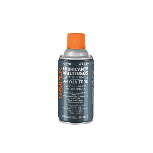 WT-350 Lubricante multiusos en aerosol, 345ml (12oz), TRUPER