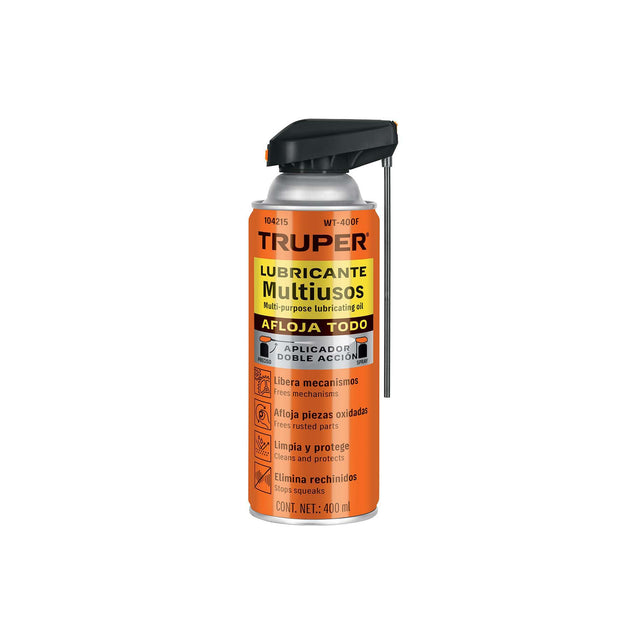 Truper WT-400F Lubricante Penetrante 400 ml | Desbloquea y Protege