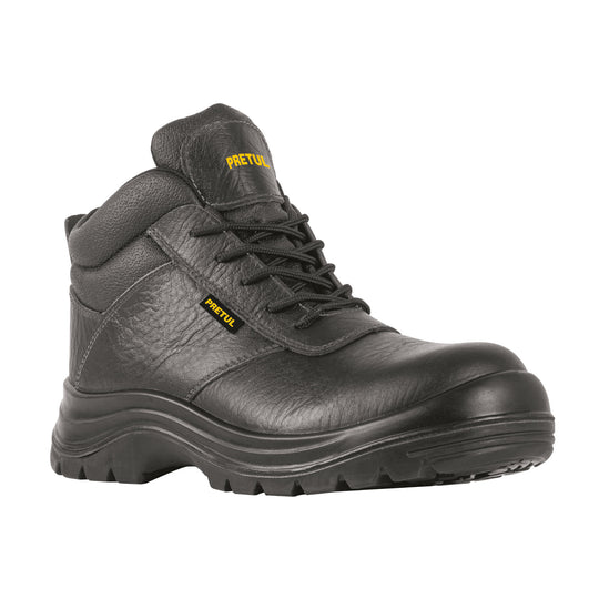 ZC-025N Bota de seguridad negra, #25, casquillo de poliamida, PRETUL