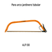 REP-AJT-30 Segueta de repuesto para arco jardinero tubular, 30" (760 mm), acero SK5, Truper Truper