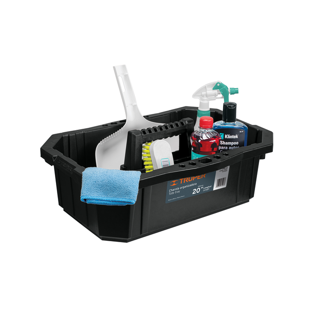 CORG-20 Charola organizadora de usos múltiples de polipropileno, 20" (50 x 34 x 19 cm), Hecho en México, Truper Truper