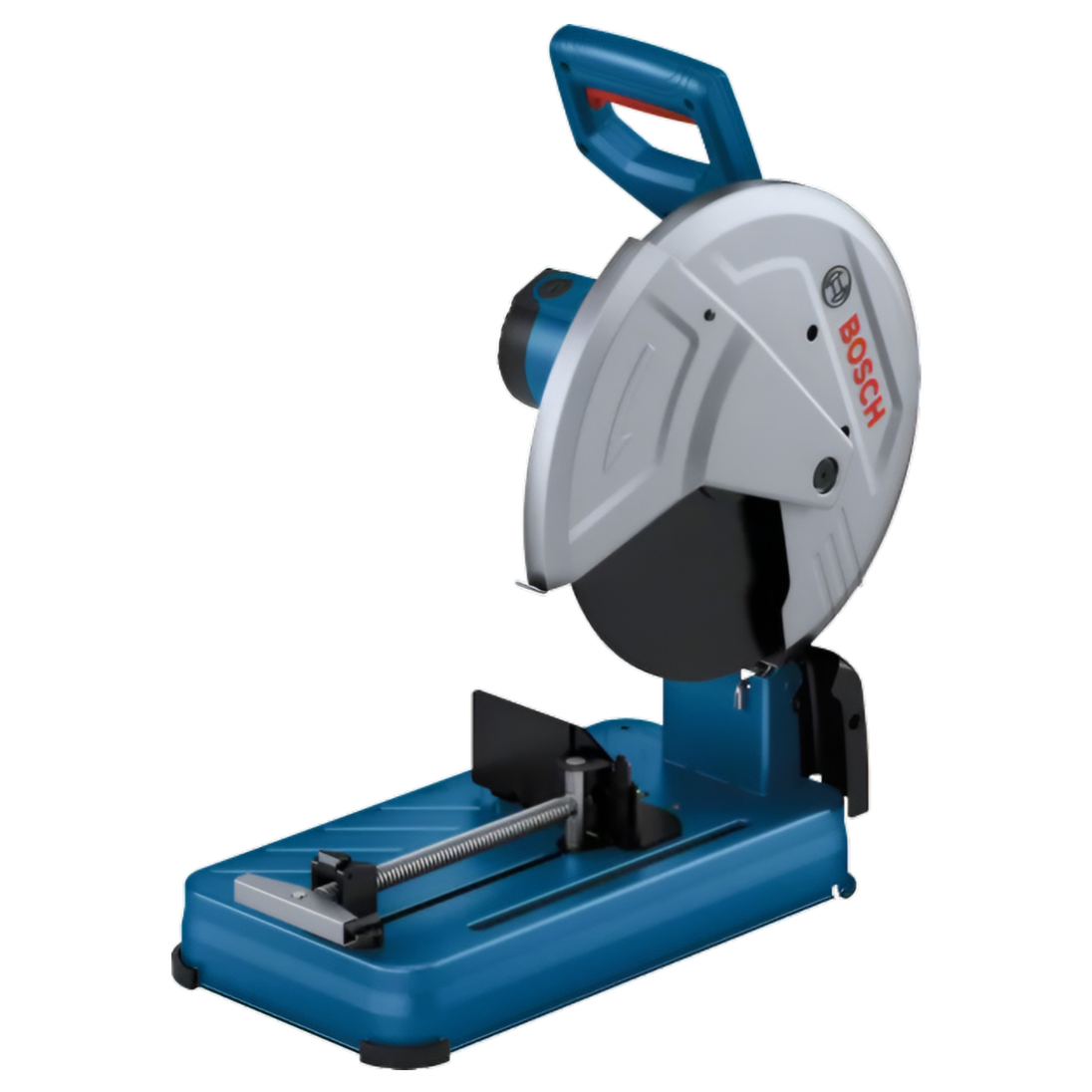 Cortadora tronzadora de metal 14 pulgadas 2300W Bosch GCO 230 - vista frontal sobre fondo blanco