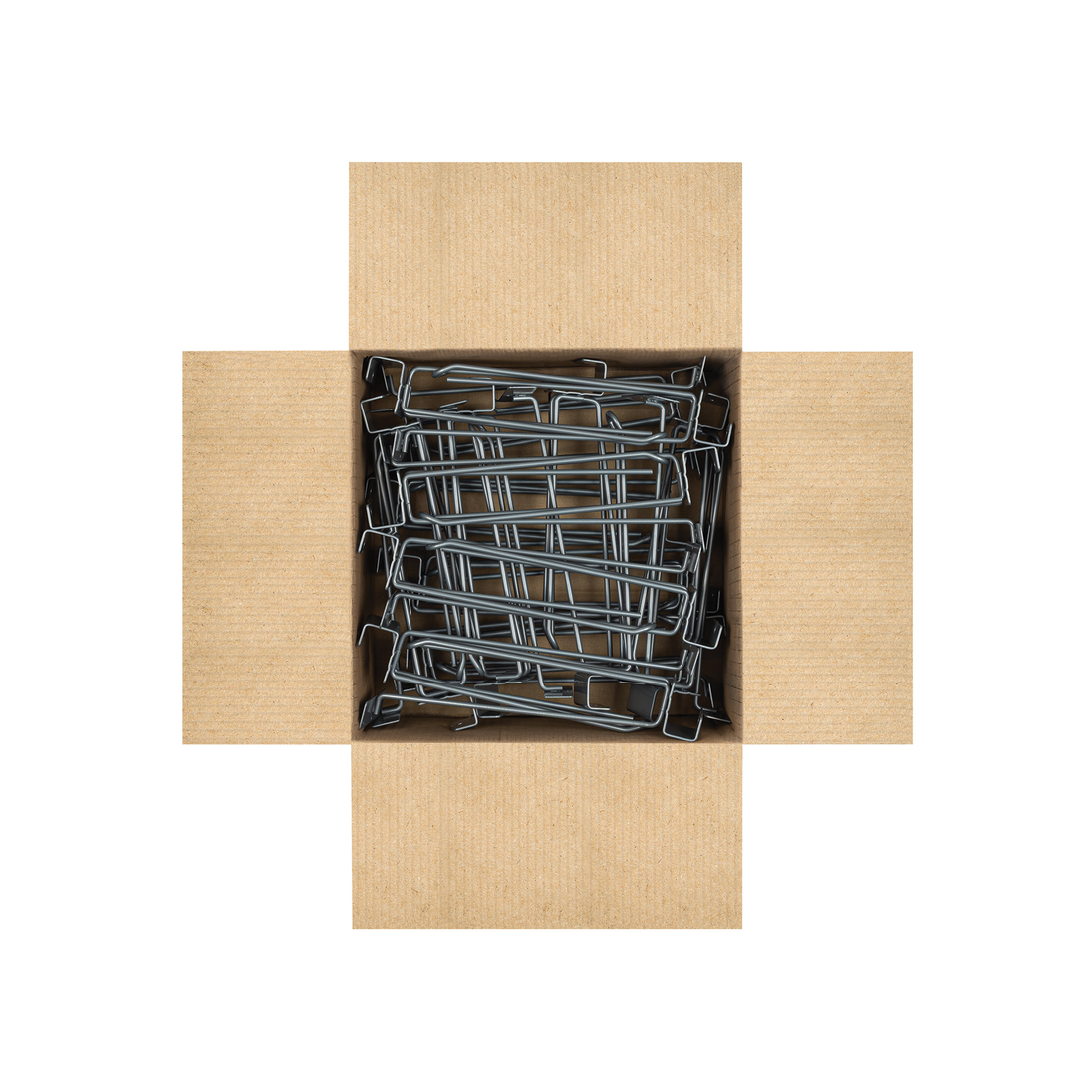 GA-10R Gancho recto reforzado 10" con portaetiqueta, para productos pesados, góndola, barra cuadrada 1" (25 mm), Ø 3/16" (5 mm), largo 25 cm, Truper Truper