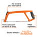 ATX-12 Arco profesional extrapesado para segueta, 12" (300 mm), 1 kg, segueta bimetálica 18 dpp, Truper Expert Truper