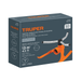 REG-3X Aspersor giratorio con base metálica, 3 brazos de aluminio, 360°, presión 10-50 psi, alcance 13 m (43 ft), área aprox. 132 m² (1,452 ft²), entrada 3/4", Truper Truper